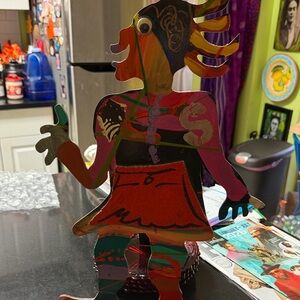 Colorful Abstract Metal Art Sculpture